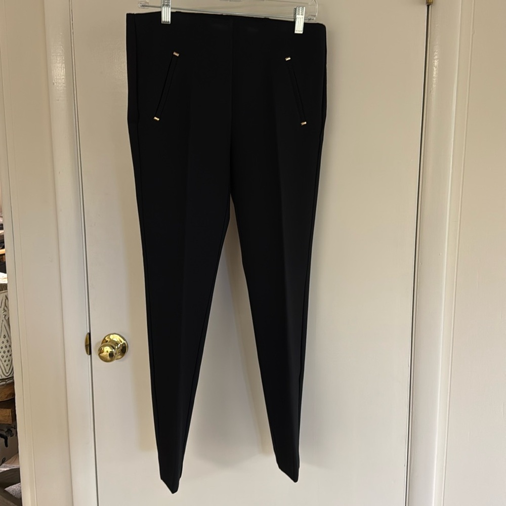 Chicos Juliet Ponte Trim Detail Pants